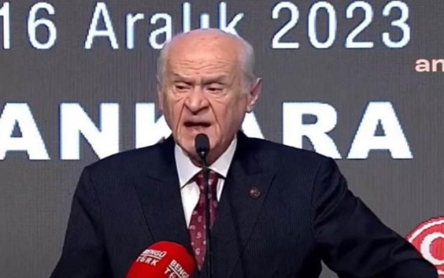 Bahçeli'den Meclis'te Kürtçe ve Şeyh Said açıklaması