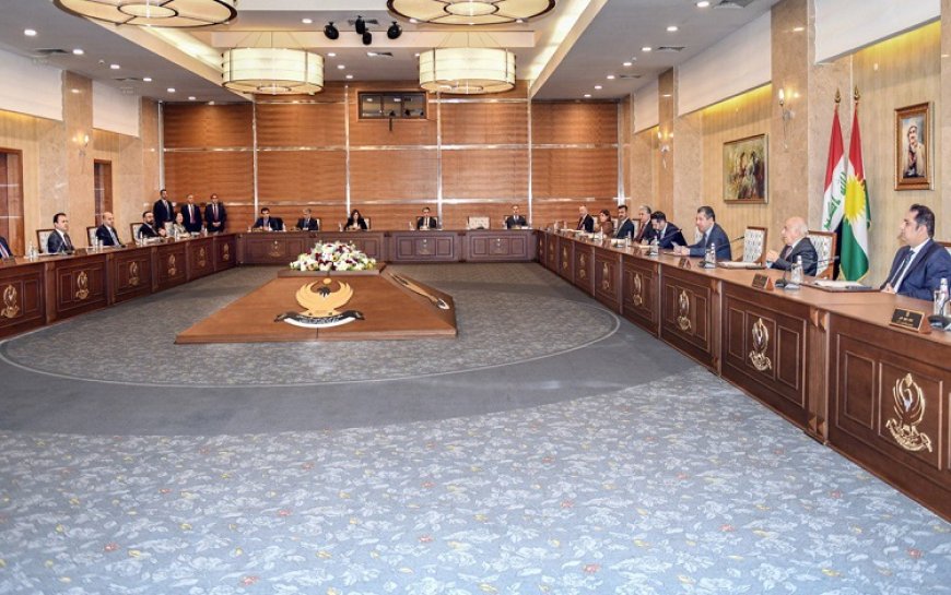 Bakanlar Kurulu, Başbakan Mesrur Barzani başkanlığında toplandı