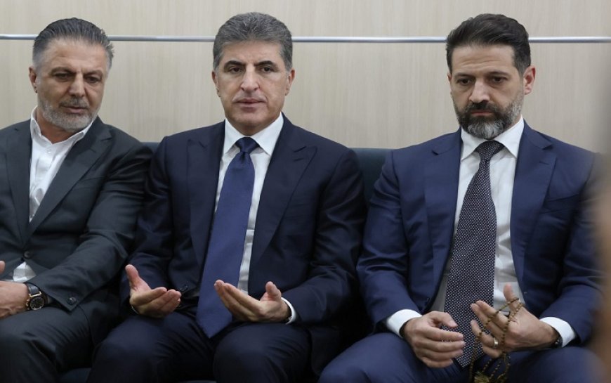 Neçirvan Barzani, şehit Peşraw Dizayi’nin taziyesine katıldı