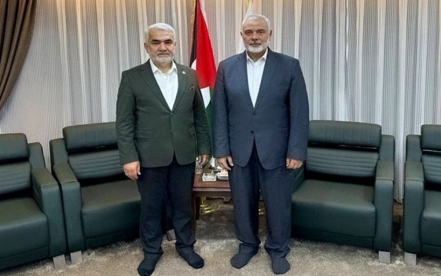 Yapıcıoğlu, HAMAS lideriyle buluştu