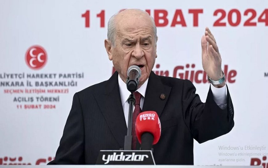 Bahçeli: CHP ile DEM'in ayrı ayrı aday belirlemesi sinsi bir oyundur
