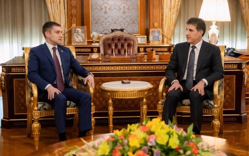 Başkan Neçirvan Barzani, Azerbaycan’ın Irak Büyükelçisi Memmedov'u kabul etti