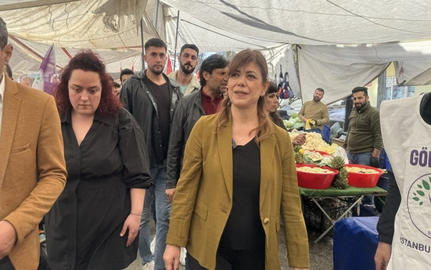 DEM Parti İBB Adayı Beştaş: Oyumuz kendimize, oyumuz ağaca