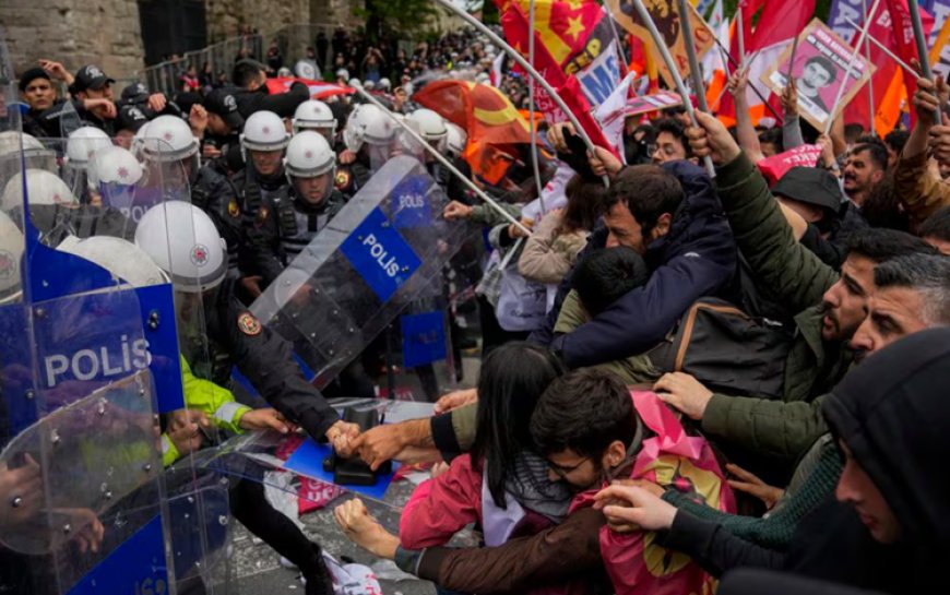 İstanbul'da 1 Mayıs kutlamak isteyen 210 kişi gözaltına alındı