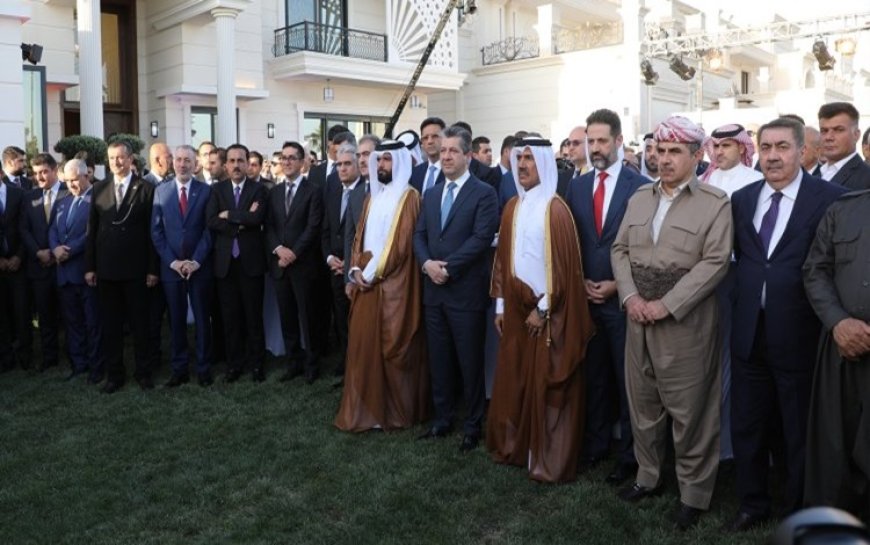 Mesrur Barzani’nin katılımıyla Katar Başkonsolosluğunun açılışı yapıldı
