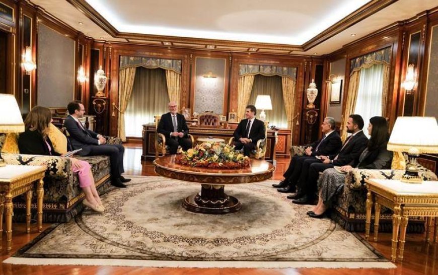 Başkan Neçirvan Barzani, İngiliz büyükelçiyi kabul etti