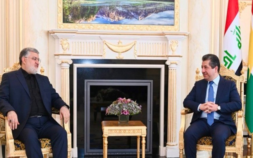 Başbakan Mesrur Barzani İranlı heyeti kabul etti