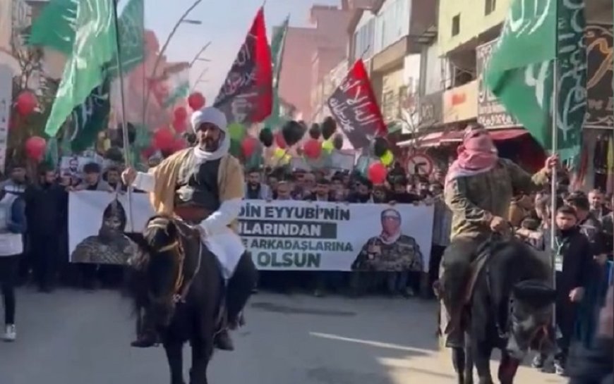 Batman'da ‘Selahhadin’in Torunları Gazze İçin Yürüyor’ eylemi