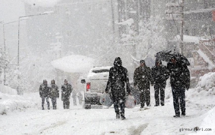 Meteorolojiden kuvvetli kar yağışı uyarısı