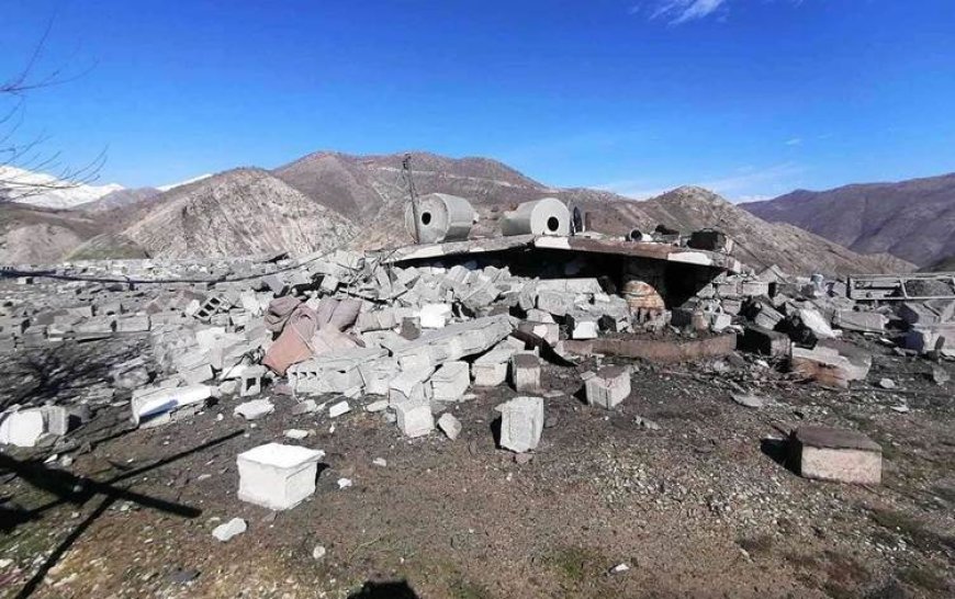 Süleymaniye'de bir ev savaş uçağı tarafından bombalandı