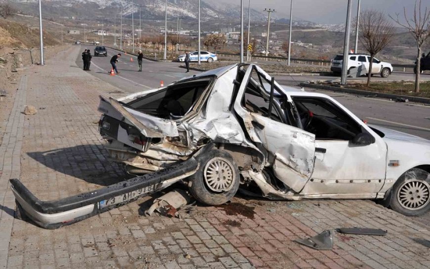 Şırnak’ta trafik kazası: 4 yaralı