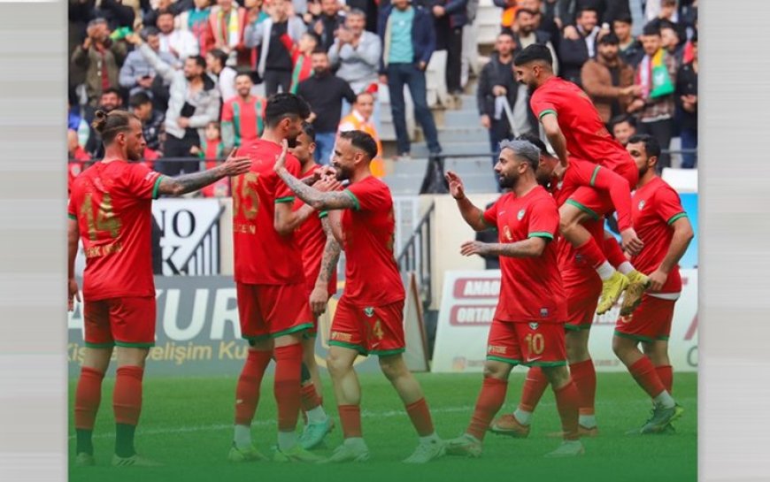 Amedspor yeniden liderliğe yükseldi