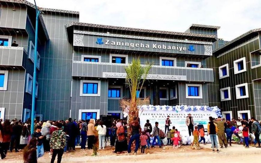 Kobani Üniversitesi’nin yeni binası hizmete açıldı