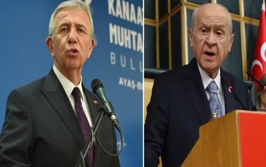 Mansur Yavaş'tan Bahçeli'ye 'Öcalan' tepkisi