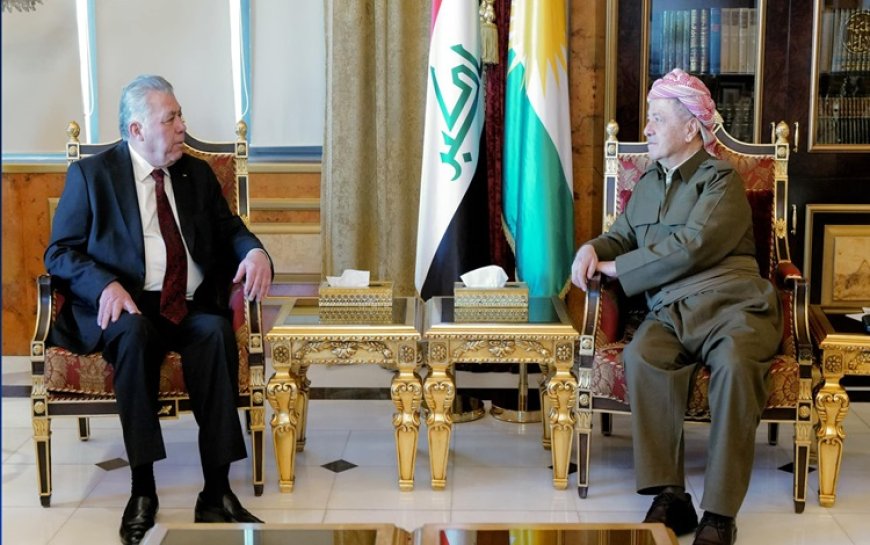 Filistin Başkonsolosu Hazuri'den Başkan Barzani'ye teşekkür