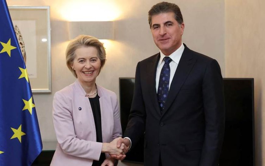 Von der Leyen’den Neçirvan Barzani’ye: Bölge hakkındaki görüşleriniz çok önemli