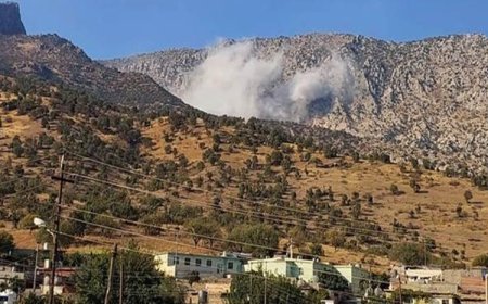 Savaş uçakları Süleymaniye kırsalını bombaladı