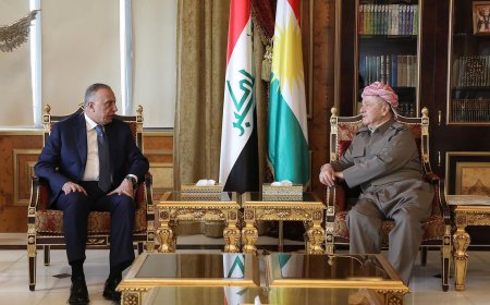 Başkan Mesud Barzani ile Mustafa Kazimi Irak'taki siyasi süreci görüştü