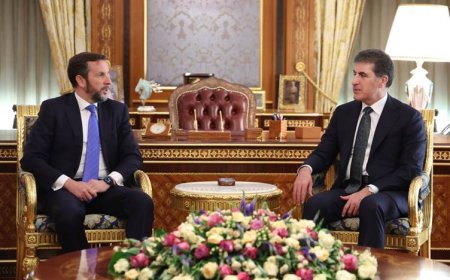 Neçirvan Barzani, İtalya'nın Irak Büyükelçisi Nicolo Fontana ile görüştü