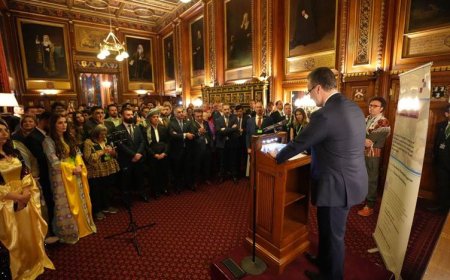 İngiltere Meclis Başkanlığı'nda Newroz resepsiyonu