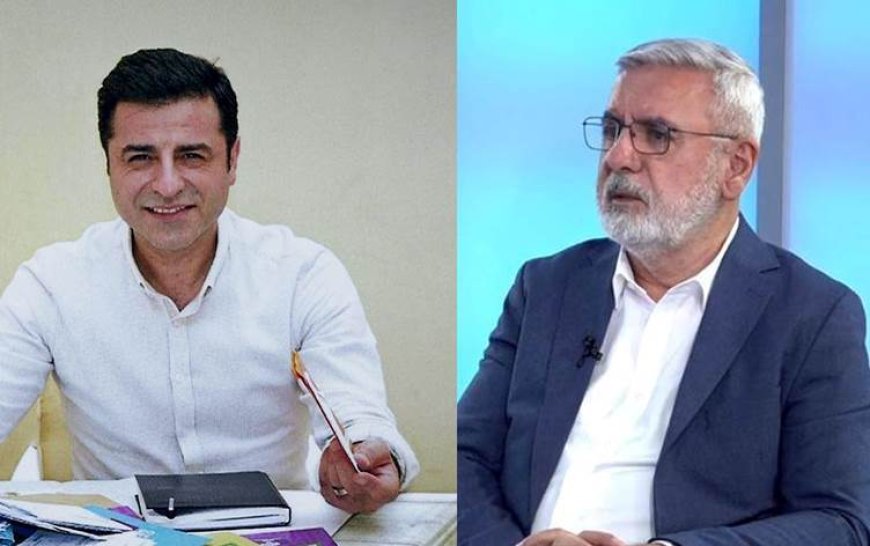 Mehmet Metiner, ziyaret ettiği Selahattin Demirtaş'ın mesajını paylaştı