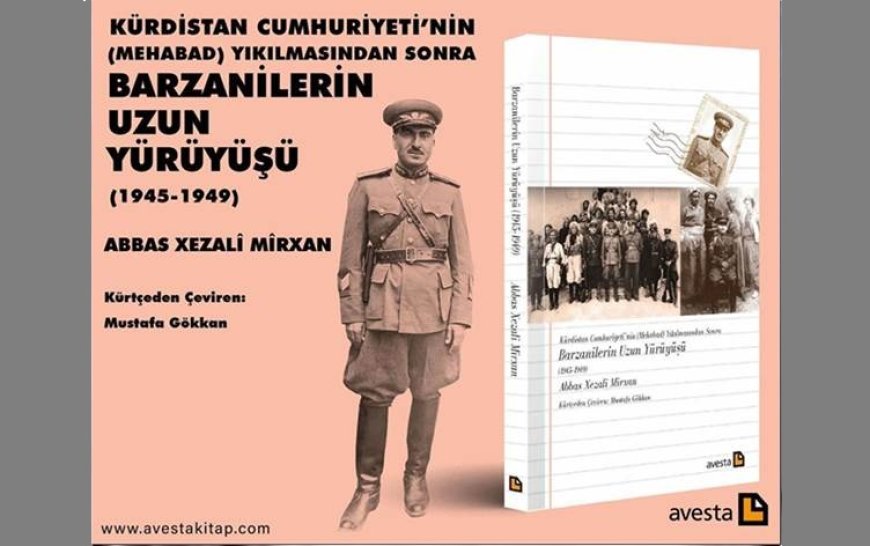 ‘Barzanilerin Uzun Yürüyüşü’ kitabı Avesta Yayınları’ndan çıktı