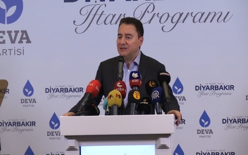 Diyarbakır’da yeni sürece ilişkin konuşan Ali Babacan’dan Kürtçe vurgusu