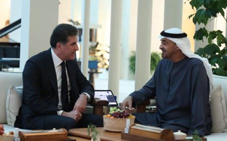 Neçirvan Barzani, BAE Devlet Başkanı El Nahyan ile görüştü