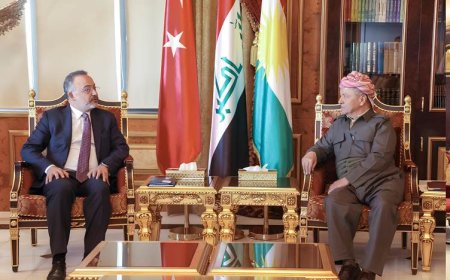 Başkan Barzani, Türkiye Dışişleri Bakan Yardımcısı ile görüştü: Barış süreci ele alındı