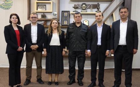 DEM Parti heyeti, Mazlum Abdi ile görüştü