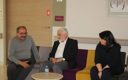 HÜDA PAR Genel Başkanı Yapıcıoğlu’ndan Sırrı Süreyya Önder’e ziyaret