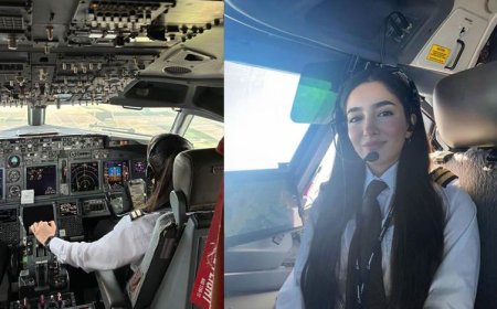 Kürt kızı hayallerini göklere taşıdı: 24 yaşında pilot oldu, 45 ülkeye uçtu