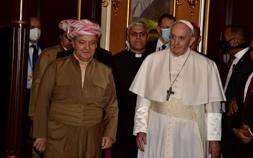 Başkan Mesud Barzani’den Papa Francis için başsağlığı mesajı: Barış için büyük bir sesti