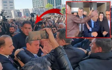 Sırrı Süreyya Önder için yapılan tören çıkışında Özgür Özel'e saldırı