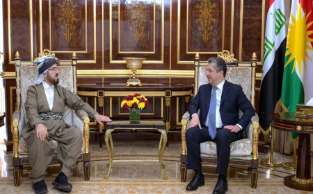 Başbakan Mesrur Barzani, Ali Karadaği ile bir araya geldi