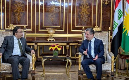 Mesrur Barzani ile Hint büyükelçi Erbil-Yeni Delhi ilişkileri görüştü