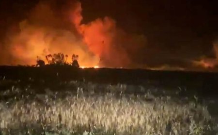 Erbil'de iki ayrı yerde yangın