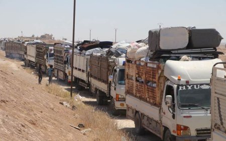 Rojava’daki kamptan 46 aile daha gönüllü olarak Deyrezor’a döndü