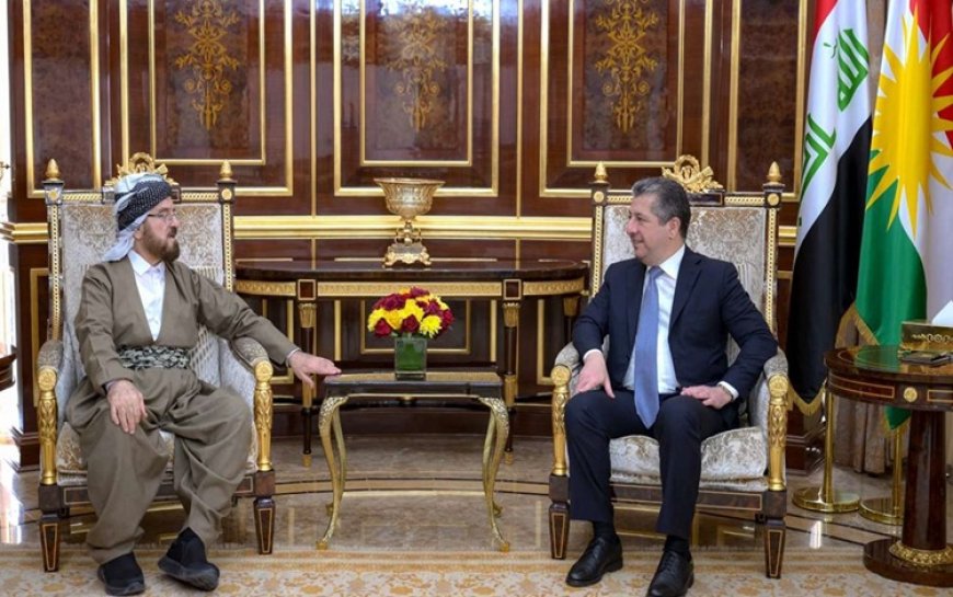 Başbakan Mesrur Barzani, Ali Karadaği ile bir araya geldi