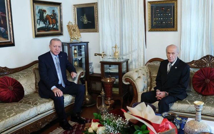 Erdoğan ve Bahçeli görüştü! Ameliyattan sonra ilk kez