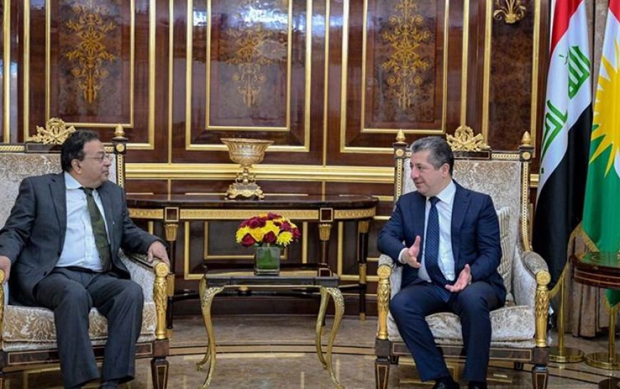 Mesrur Barzani ile Hint büyükelçi Erbil-Yeni Delhi ilişkileri görüştü