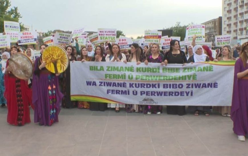 Diyarbakır’da Kürtçe için yürüyüş