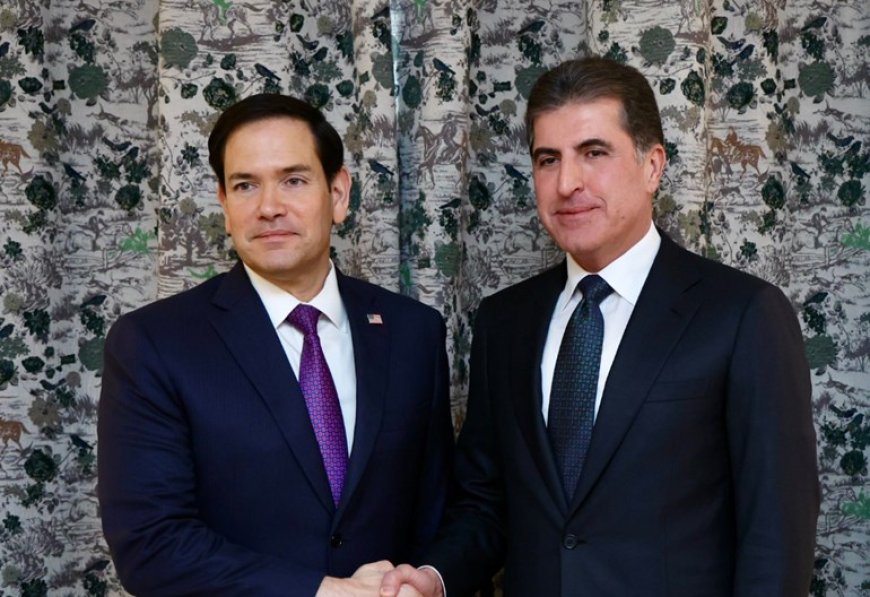 Neçirvan Barzani ile ABD Dışişleri Bakanı Rubio arasında kritik görüşme