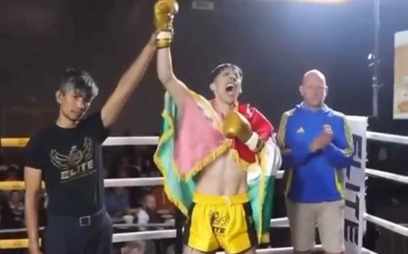 Kürt genci, Britanya’da kickboks şampiyonu oldu