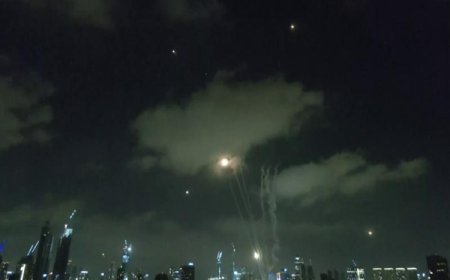 İran'dan İsrail'e füze saldırısı başladı