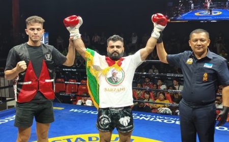 Kürt boksörden Tayland'da büyük başarı