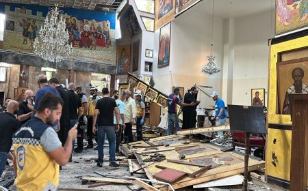 Şam'da kilisede patlama: Çok sayıda kişi hayatını kaybetti