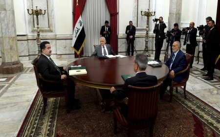 Iraklı üst düzey yetkililer Başbakan Mesrur Barzani'nin mektubu için toplandı