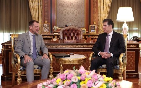 Başkan Neçirvan Barzani ile Fransa’nın Erbil Konsolosu Ortadoğu’daki gelişmeleri görüştü