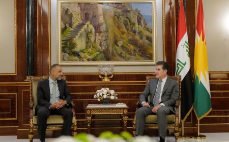 Başkan Neçirvan Barzani, İngiltere’nin Irak Büyükelçisi Irfan Siddiq’i kabul etti